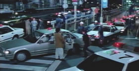 新宿鮫　撮影現場にて